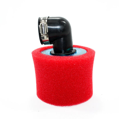 35mm 90�� Angled Air Filter Pod Cleaner for RED PIT QUAD DIRT BIKE ATV