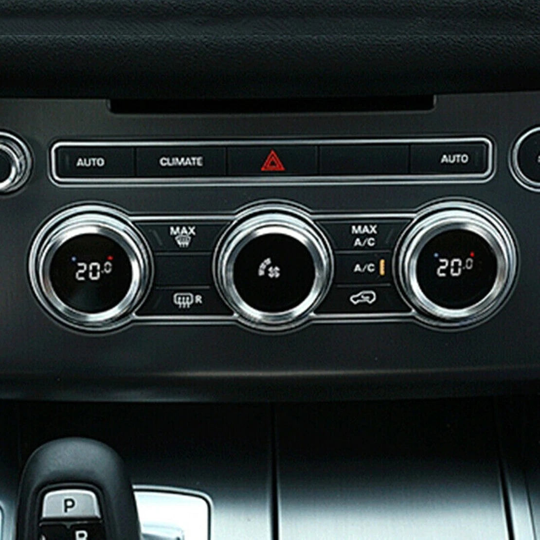 Air Condition Switch Knob Trim Ring for Land Rover Range Rover L405 (2013-2017)