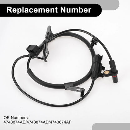 ABS Wheel Speed Sensor Kit 1x for Dodge Journey Rear Right (2009-2020)