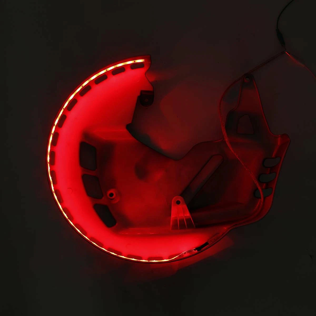 Brake Rotors Covers Red LED Ring Of Fire for Honda Goldwing 1800 (2001-2017)F6B