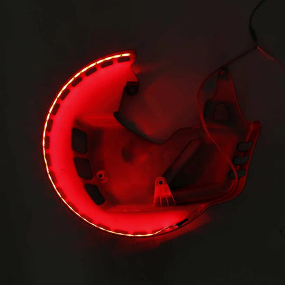 Brake Rotors Covers Red LED Ring Of Fire for Honda Goldwing 1800 (2001-2017)F6B