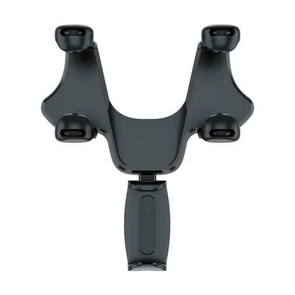 360° Rotation Rear View Mirror Smartphone Holder for Car