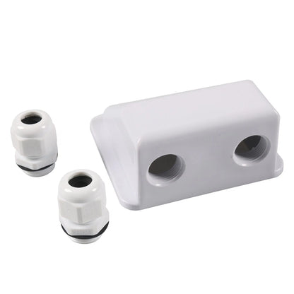 Double Wire Cable Entry Gland Box for Solar Panel Junction RV Caravan Boat
