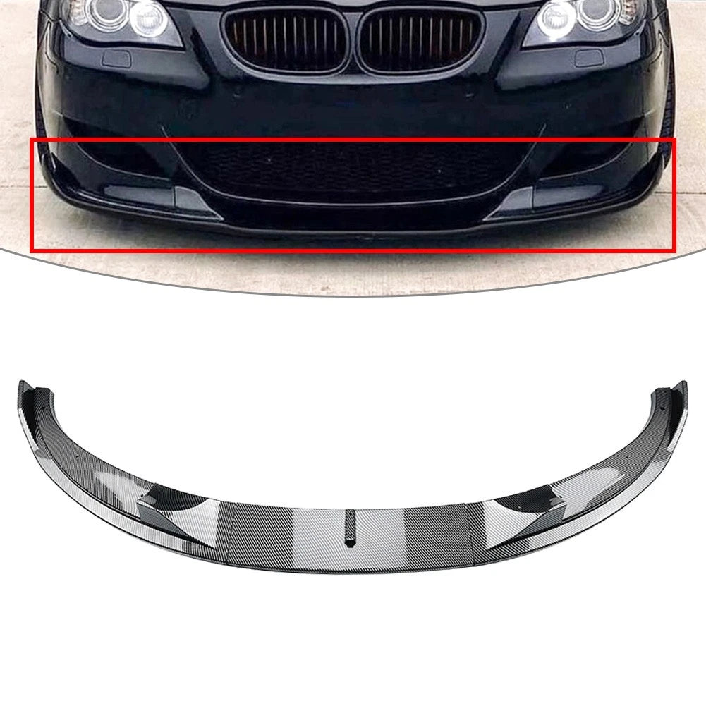 Front Bumper Spoiler Lip Splitter for BMW 5 Series E60 E61 M5 (2005-2010)