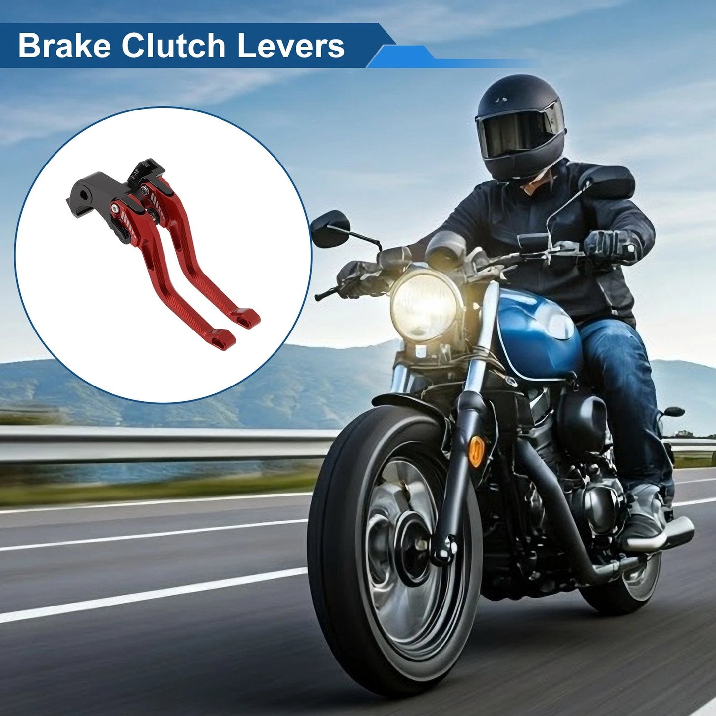Adjustable Short Brake Clutch Levers for Kawasaki ZX6R (2019–2025)
