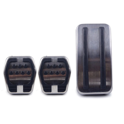 Throttle Brake Clutch Pedal Cover Pad Set for Ford Focus MK2 (2012-2016)