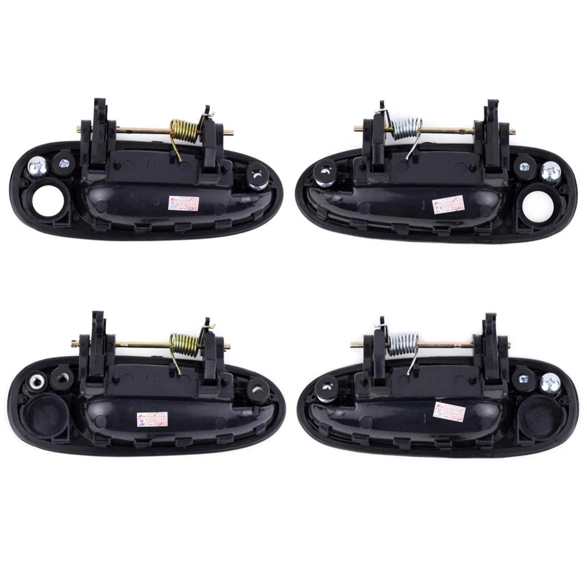 Outer Door Handle Black Set 4 Fits Toyota Corolla AE100 AE101 Sedan 1991-96 D05