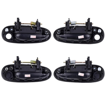 Outer Door Handle Black Set 4 Fits Toyota Corolla AE100 AE101 Sedan 1991-96 D05