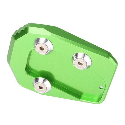 Green Aluminium Kickstand Extension Pad for Yamaha MT09 (2013-2016)