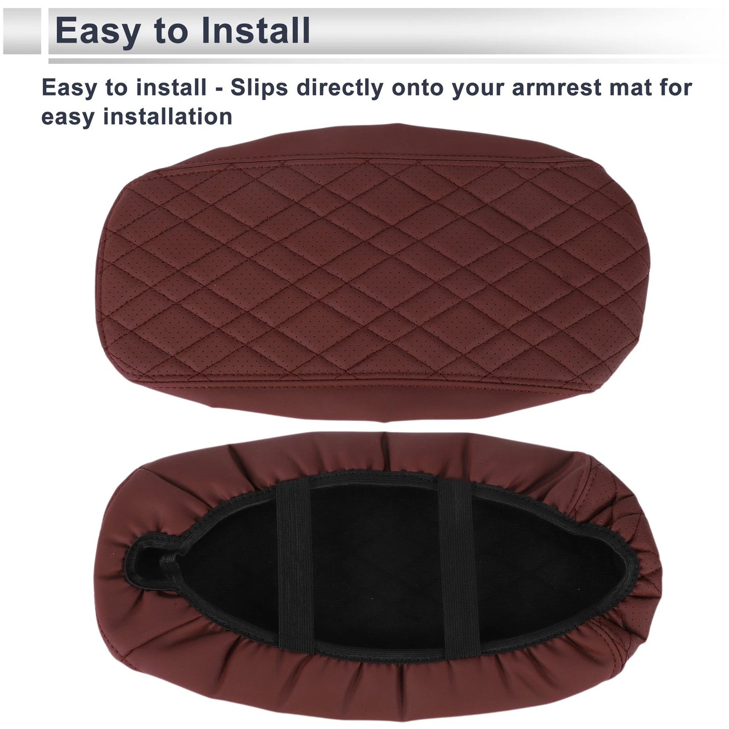 Car Center Console Cover for BMW X3 2014-2018 Wine Red 1 x Cover