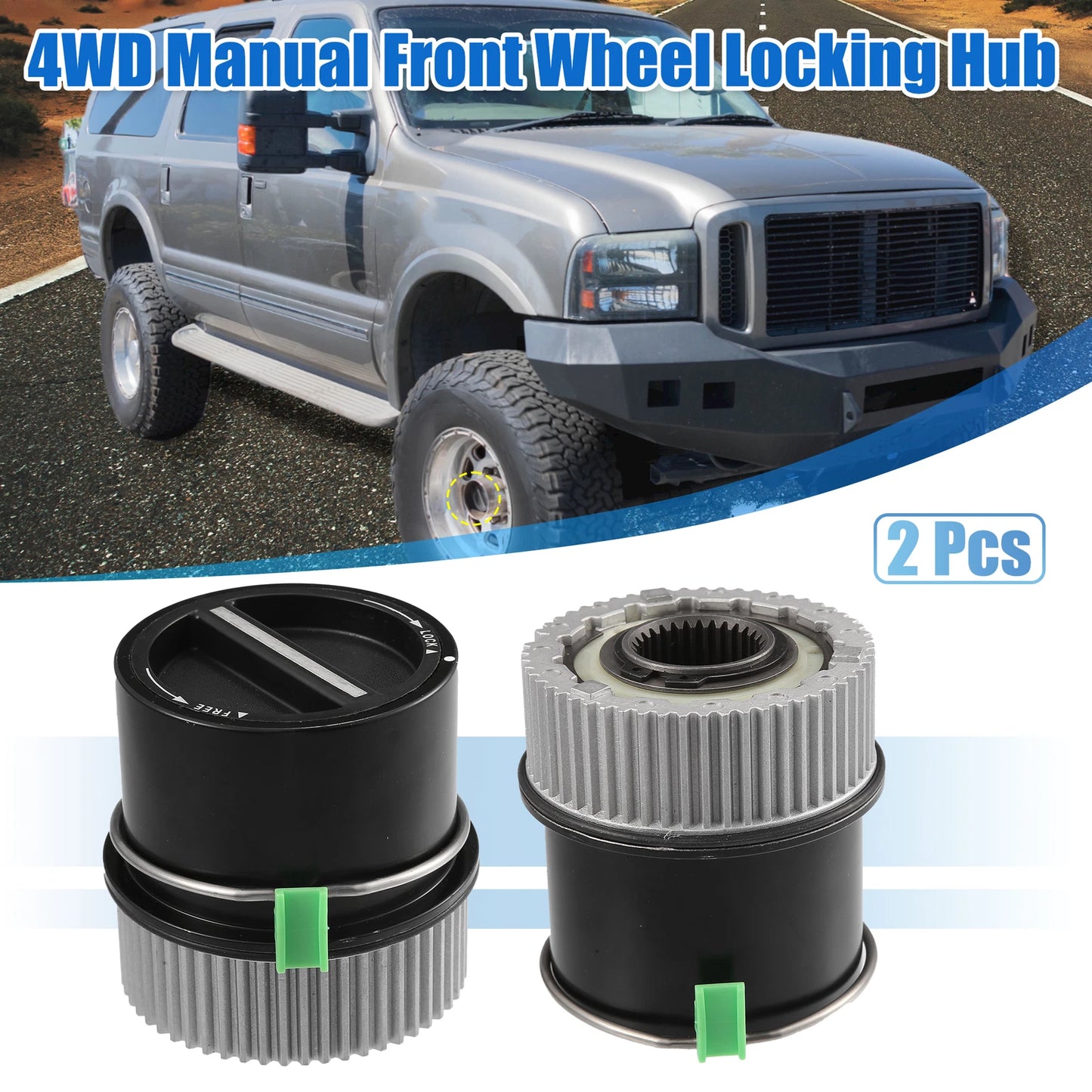 4WD Front Manual Wheel Locking Hub Axle Actuator for Ford (2000-2004)