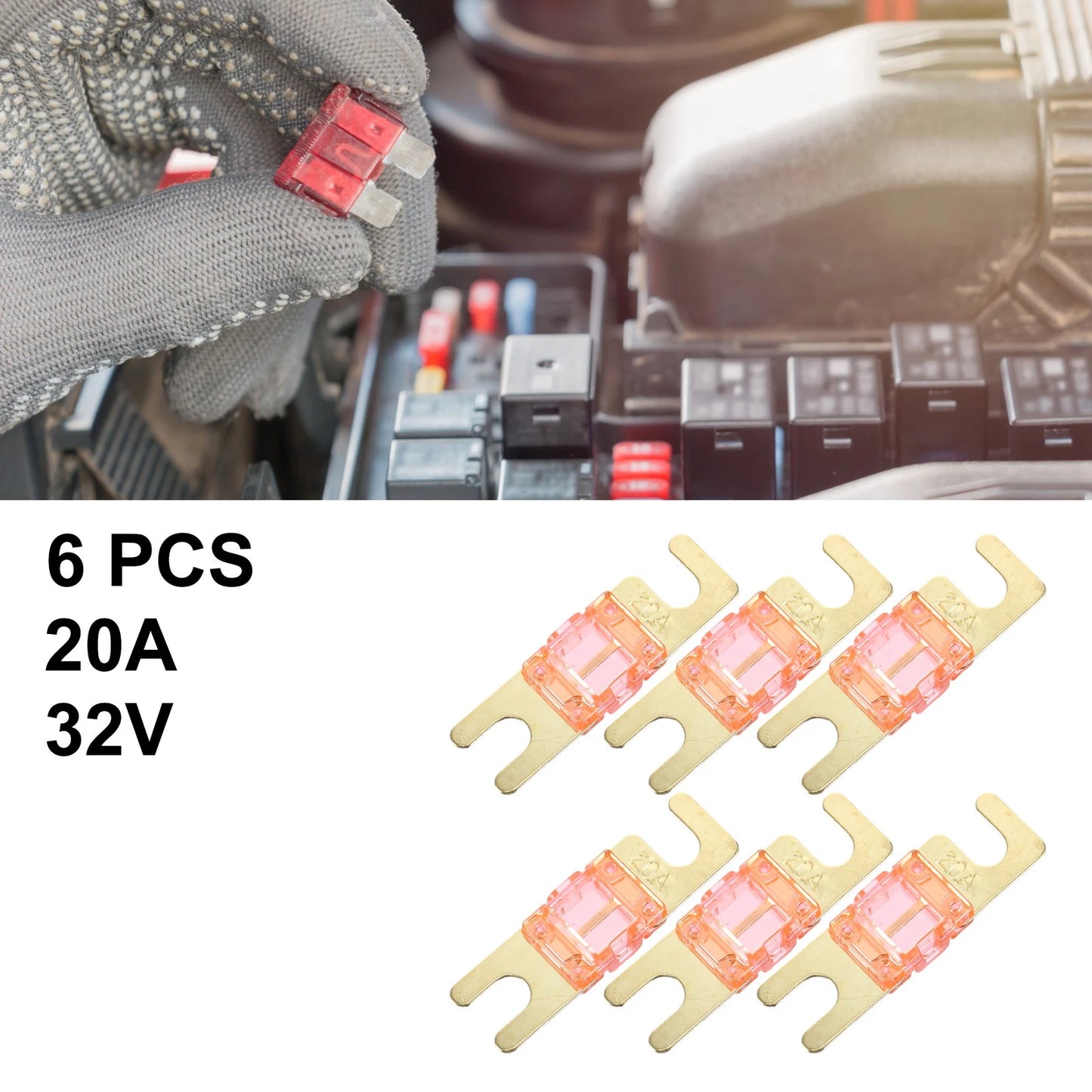 Fuse / 6 x 20A AFS Mini ANL for Cars, Trucks, Motorcycles, Boats