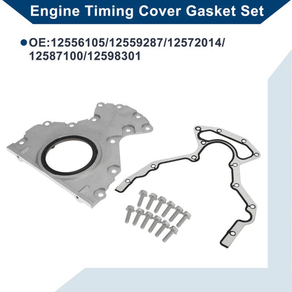 Timing Cover Gasket Set 6.0L 6.2L 4.8L 5.3L for GMC Chevy