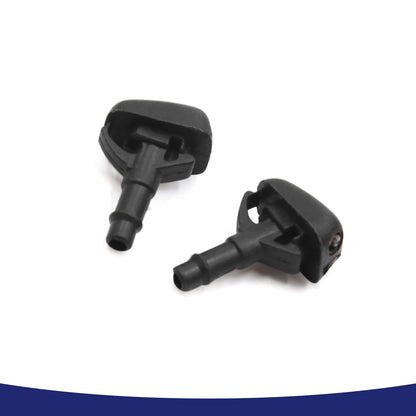 Black Plastic Front Windshield Wiper Nozzles for Mitsubishi