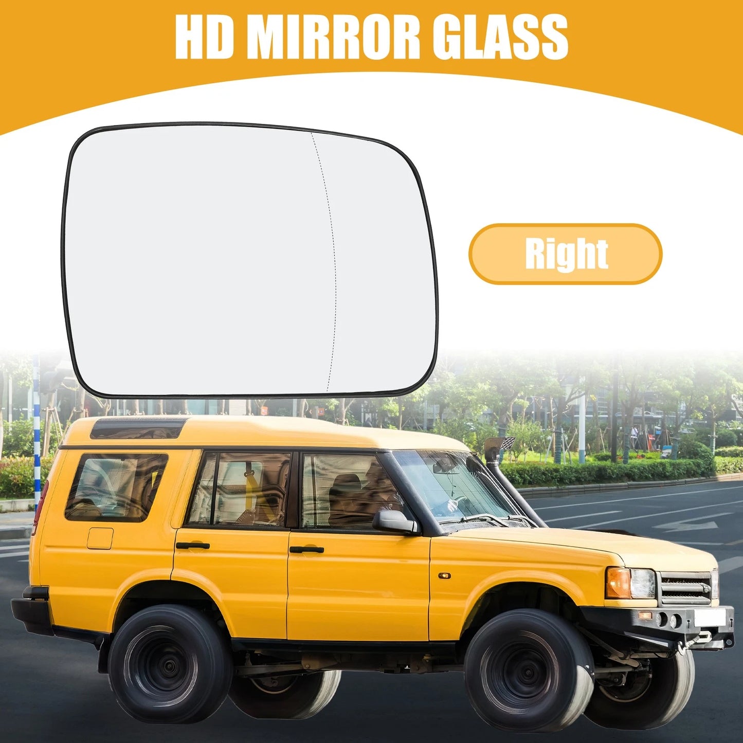 Right Side Rear View Mirror Glass for Land Rover LR2 (2011-2023)