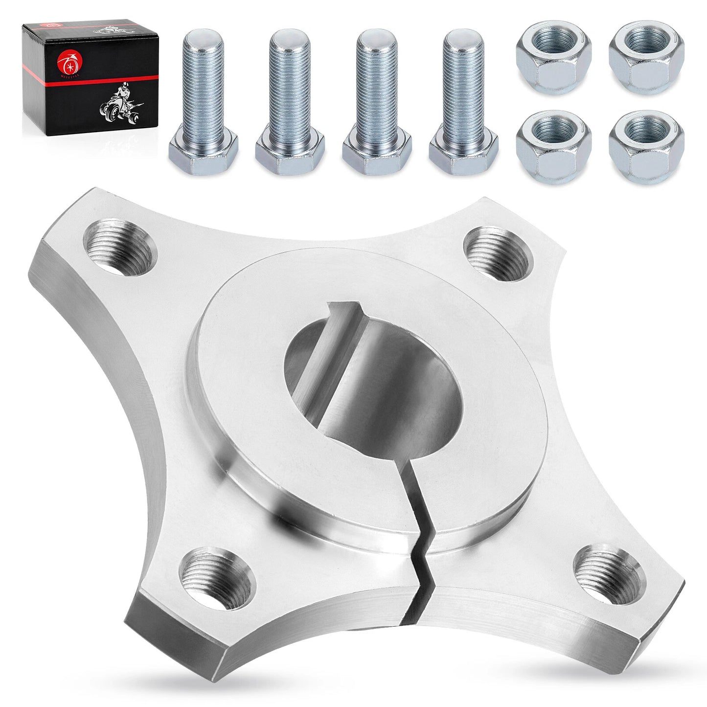 Aluminum Rear Wheel Hub for Go Kart Off Road Cart Wagon Buggy 4 x 4 1-1/4" Bore