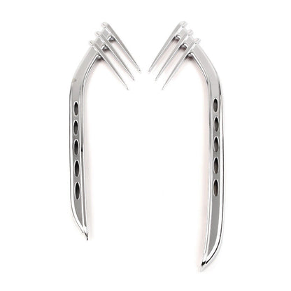 Chrome Mid-Frame Air Deflectors for Harley Touring Road King (2014-2023)