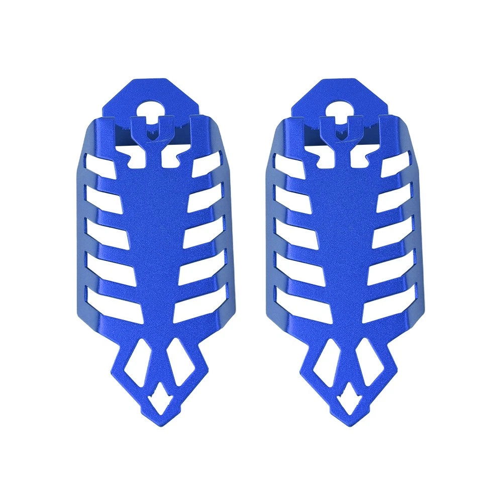 Universal Fork Dust Shock Absorber Spring Covers for ATV Off Road Blue