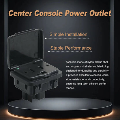 Center Console Rear AC 110V Outlet for Ford F-250 (2011–2014)