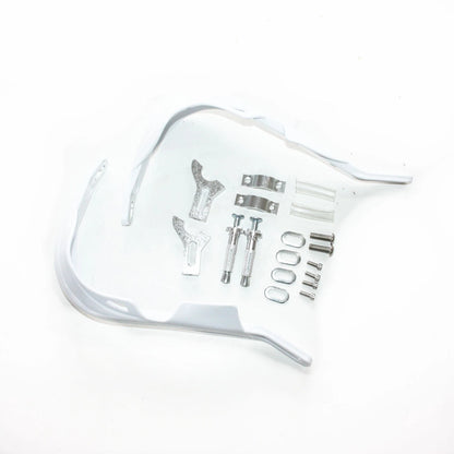 22mm Heavy Duty White Alloy Handle Bar Hand Guards for PIT PRO Trail Quad Bike