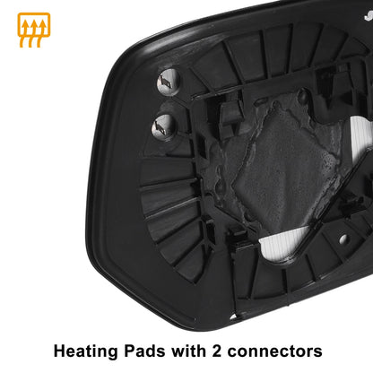 Right Side Heated White Mirror Glass for Honda CR-V 2007-2011