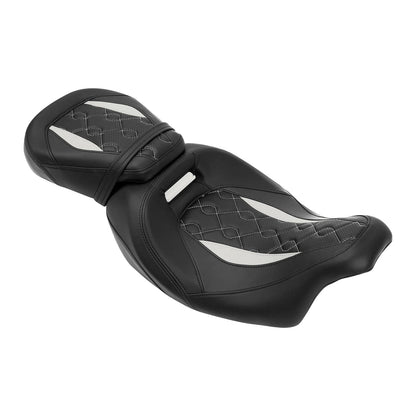 Driver Passenger Seat for Harley Electra CVO Street Road Glide (2009-2023)