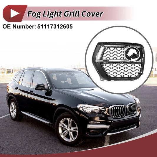 1 Pc Front Left Fog Light Grill for BMW X6 (2012-2014)