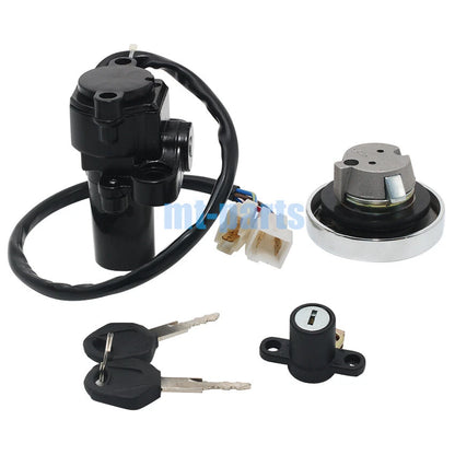 Fuel Tank Cap & Ignition Key Switch Lock Set for Yamaha XVS950 (2009-2012)