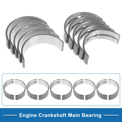 Main Bearing Set for Toyota Corolla Altis 2007-2013 (2 x Silver Tone)