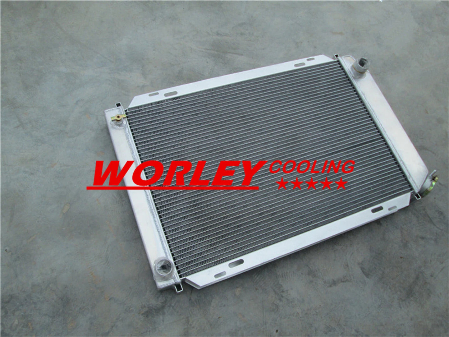 2ROW Aluminum Radiator + Fan for Ford Mustang (1979-1993)