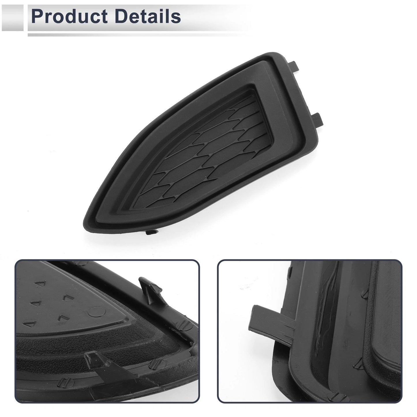 Front Left Fog Light Grill for Ford Edge (2015-2018)