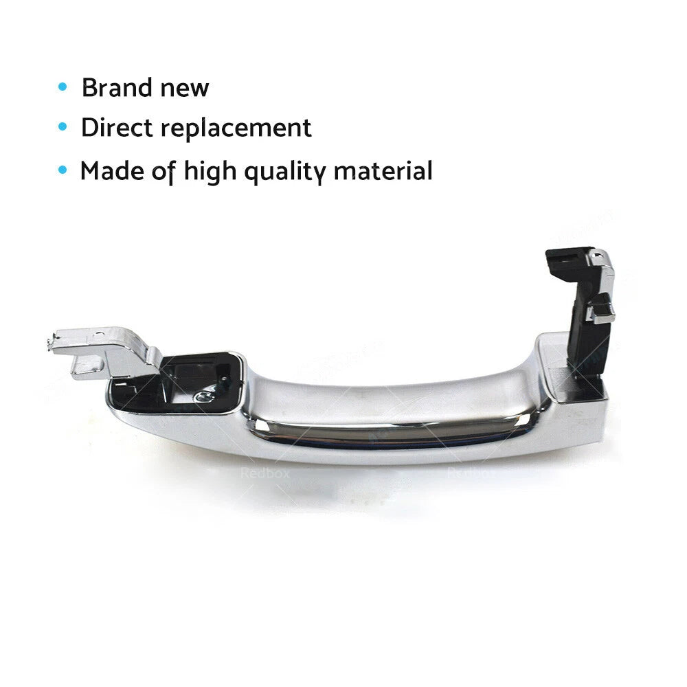 4 x Outer Door Handle Set Chrome for Ford FG Falcon G6 XT XR6 XR8 (2008-2016)