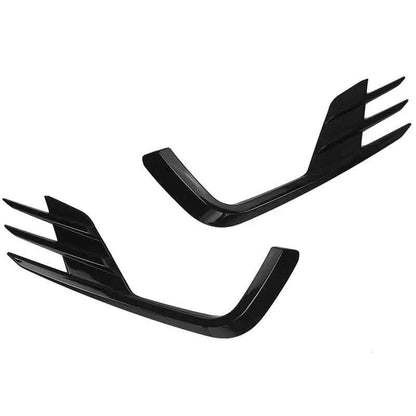 Gloss Black Front Fog Light Lamp Cover Trim for Honda Accord (2021-2022)