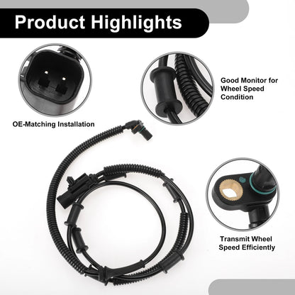ABS Wheel Speed Sensor Kit 1pc for Dodge Front Left/Right