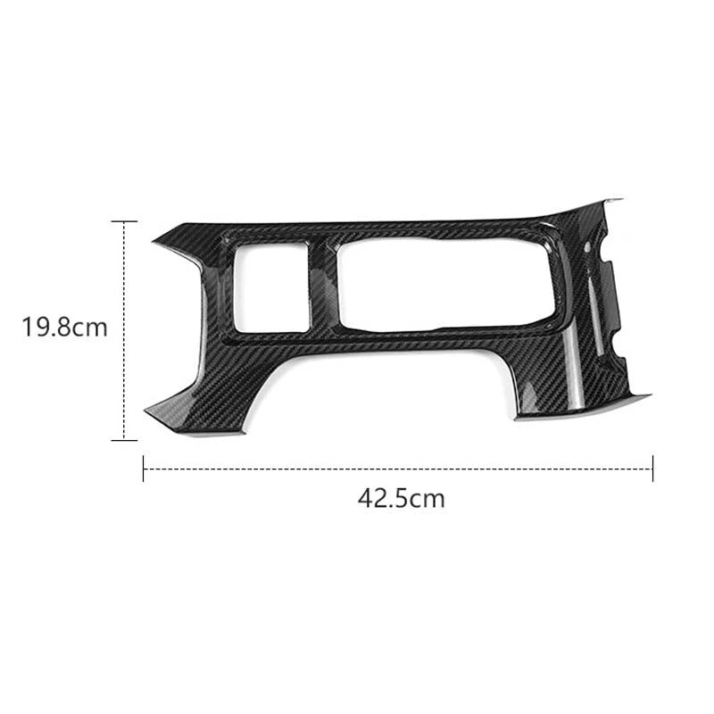 Carbon Fiber Automatic Gear Shift Panel Cover Trim for Subaru WRX 2022-2023