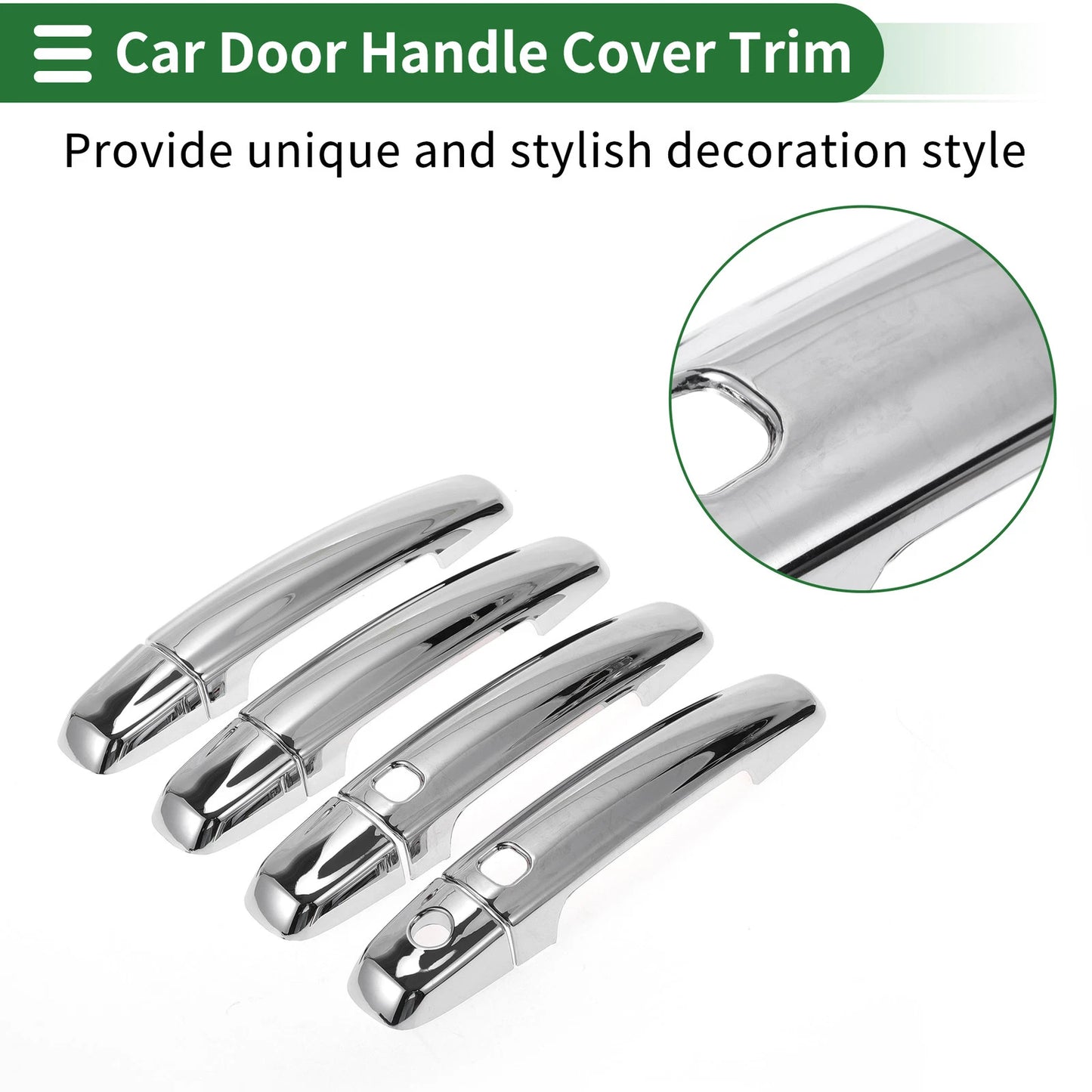 Door Handle Cover Trim for Suzuki Swift Vitara S-CROSS (2012-2018) Silver