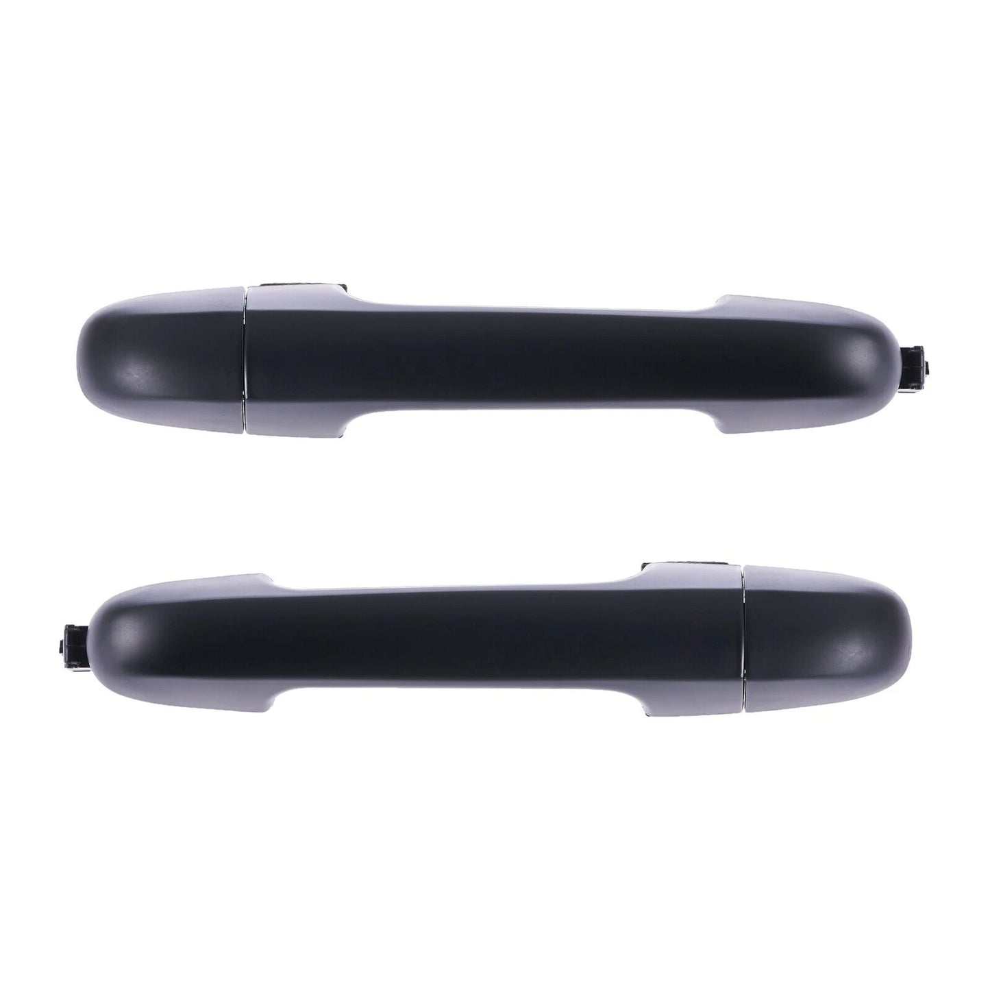 Door Handle Outer Set of 2 Black Rear Left & Right for Hyundai i30 (2007–2012)