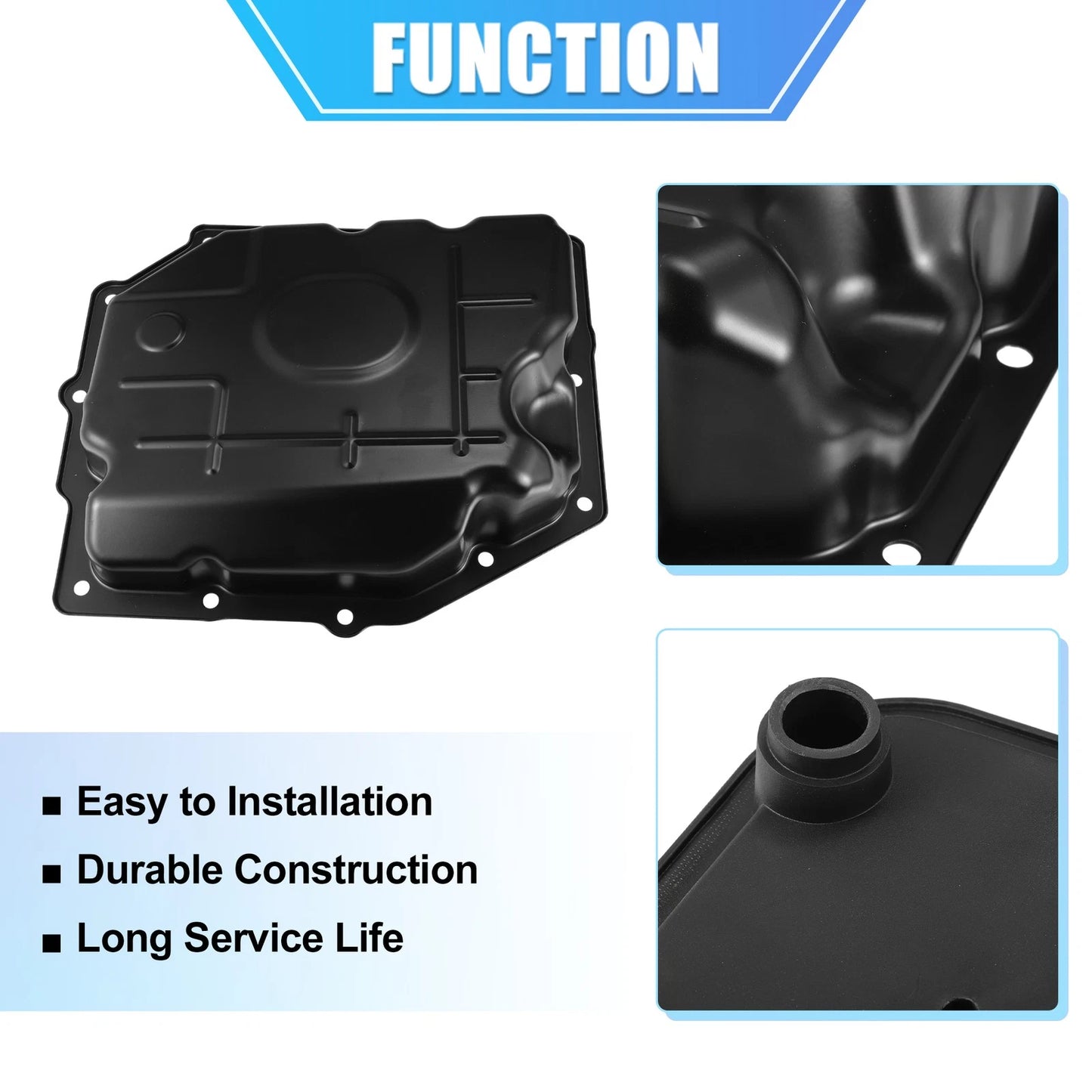 1 x Set Transmission Oil Pan with Filter and Gasket for Chrysler