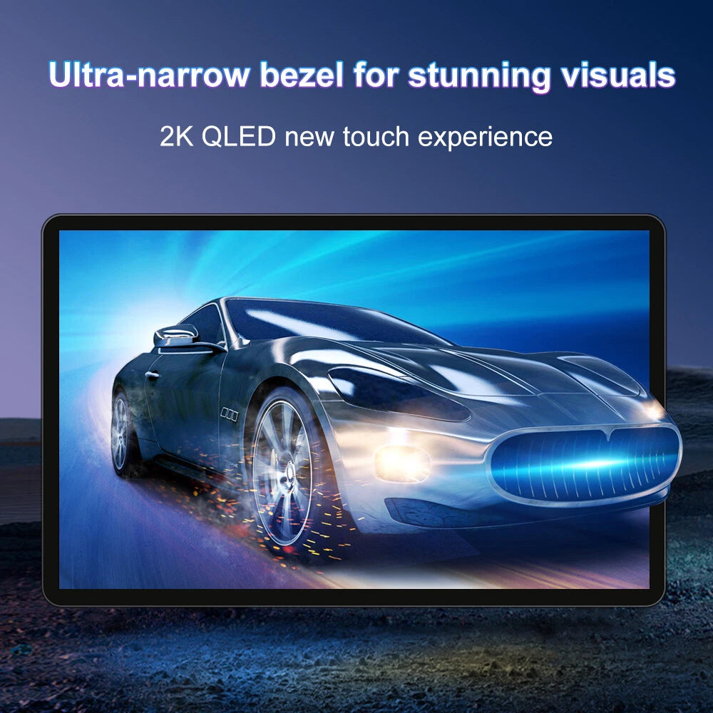 13.3" Android Car Stereo Radio Touch Screen 1DIN Carplay GPS Wifi