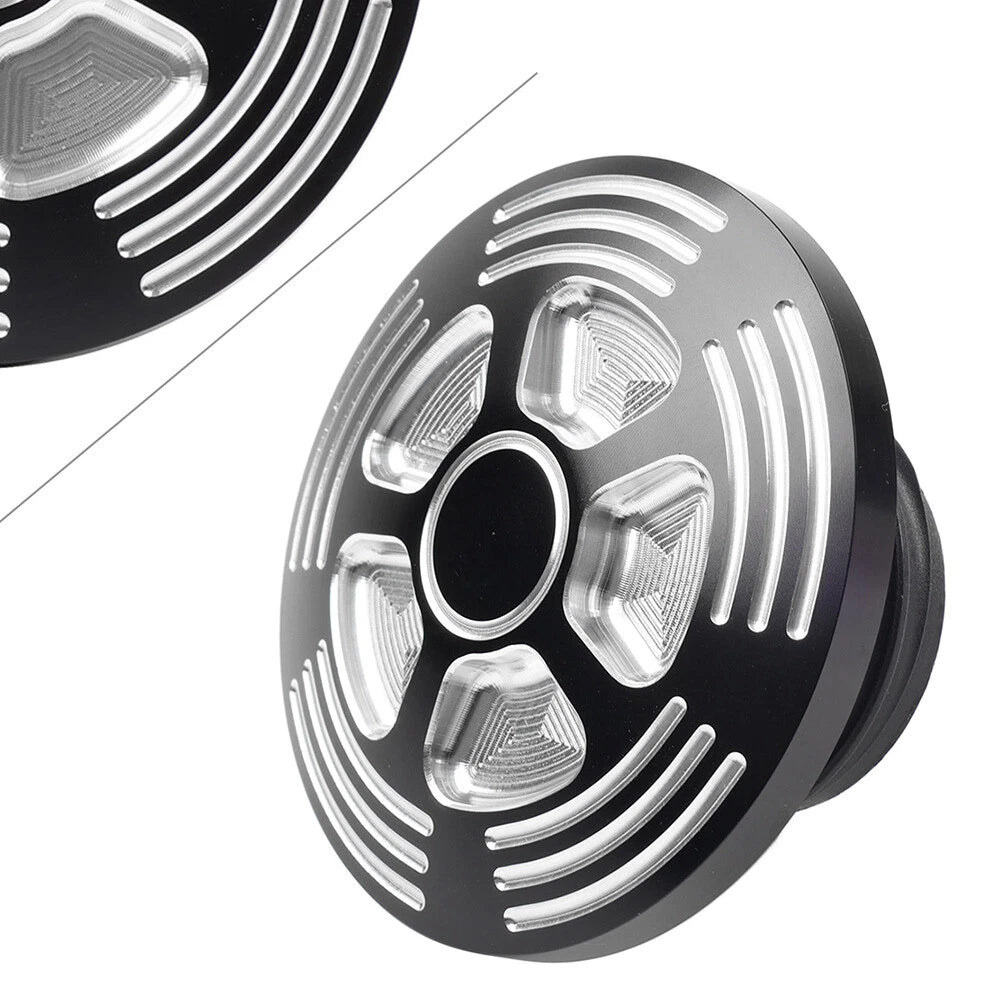 CNC Fuel Gas Tank Cap for Harley Sportster XL883 XL1200 48 Dyna Touring (2004-2023)