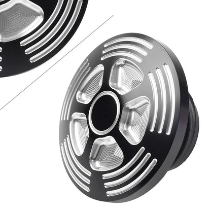 CNC Fuel Gas Tank Cap for Harley Sportster XL883 XL1200 48 Dyna Touring (2004-2023)