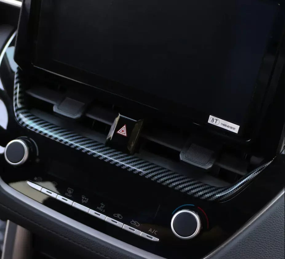Air Outlet Lid Fiber Cover Trim for 2020-2024 Toyota Corolla Sedan (2020-2024)