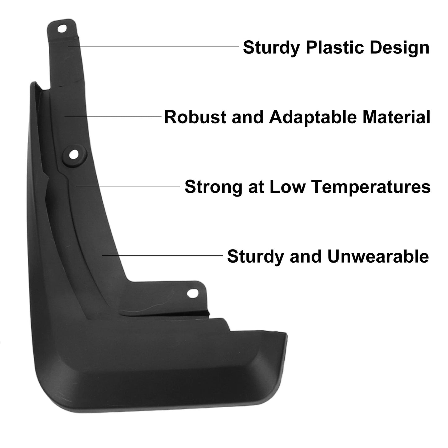 Front & Rear Mud Flap Splash Guards for Ford Escape (2020-2021)