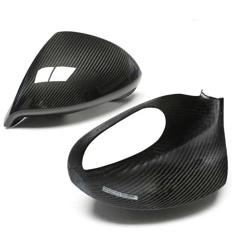 Dry Carbon Fiber Add-on Side Mirror Cover Caps for Porsche 911 991.2 2017-2019