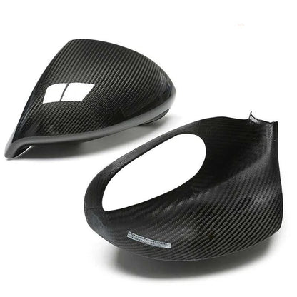 Dry Carbon Fiber Add-on Side Mirror Cover Caps for Porsche 911 991.2 2017-2019