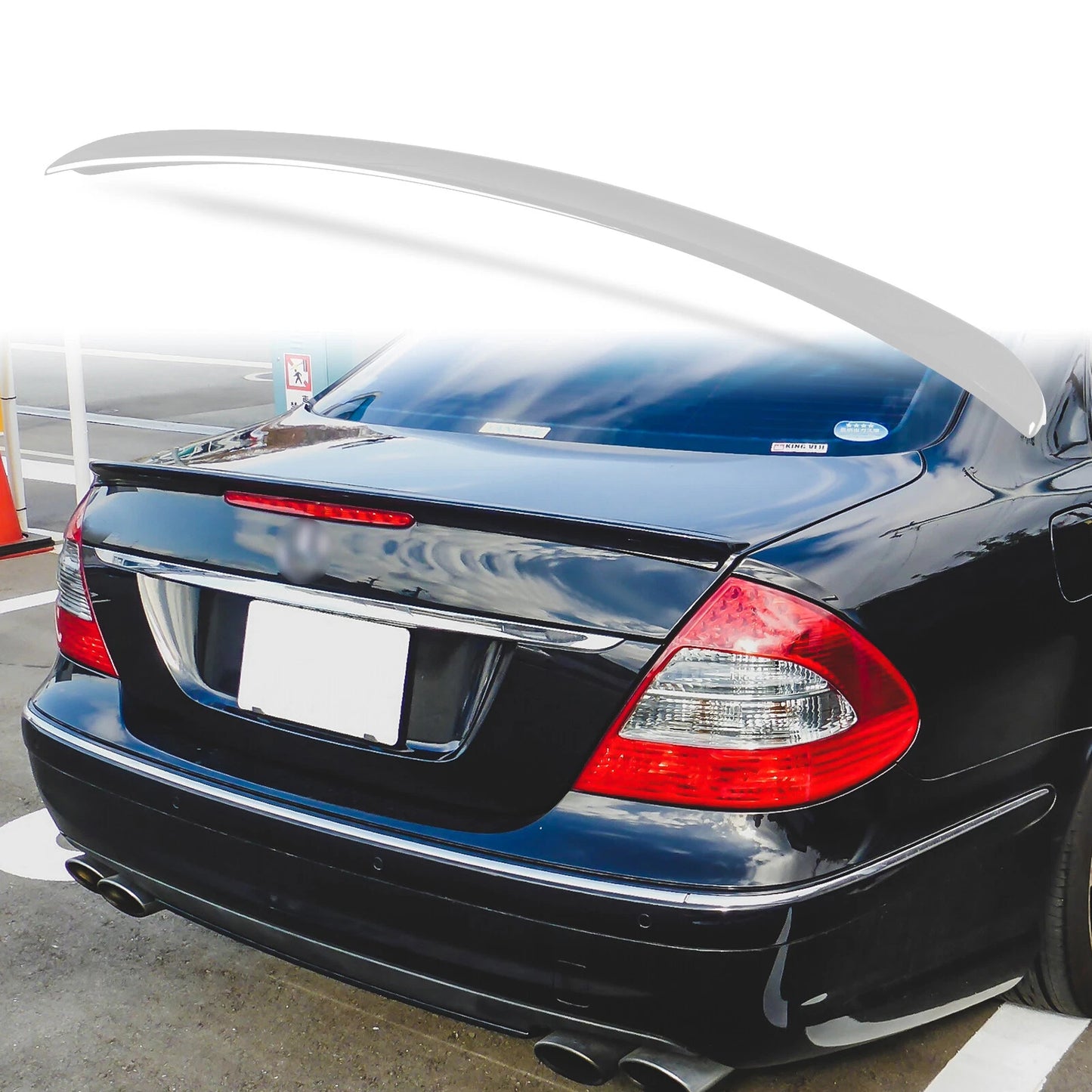 ABS Boot Spoiler for Mercedes Benz W211 E-Class (2002-2009)