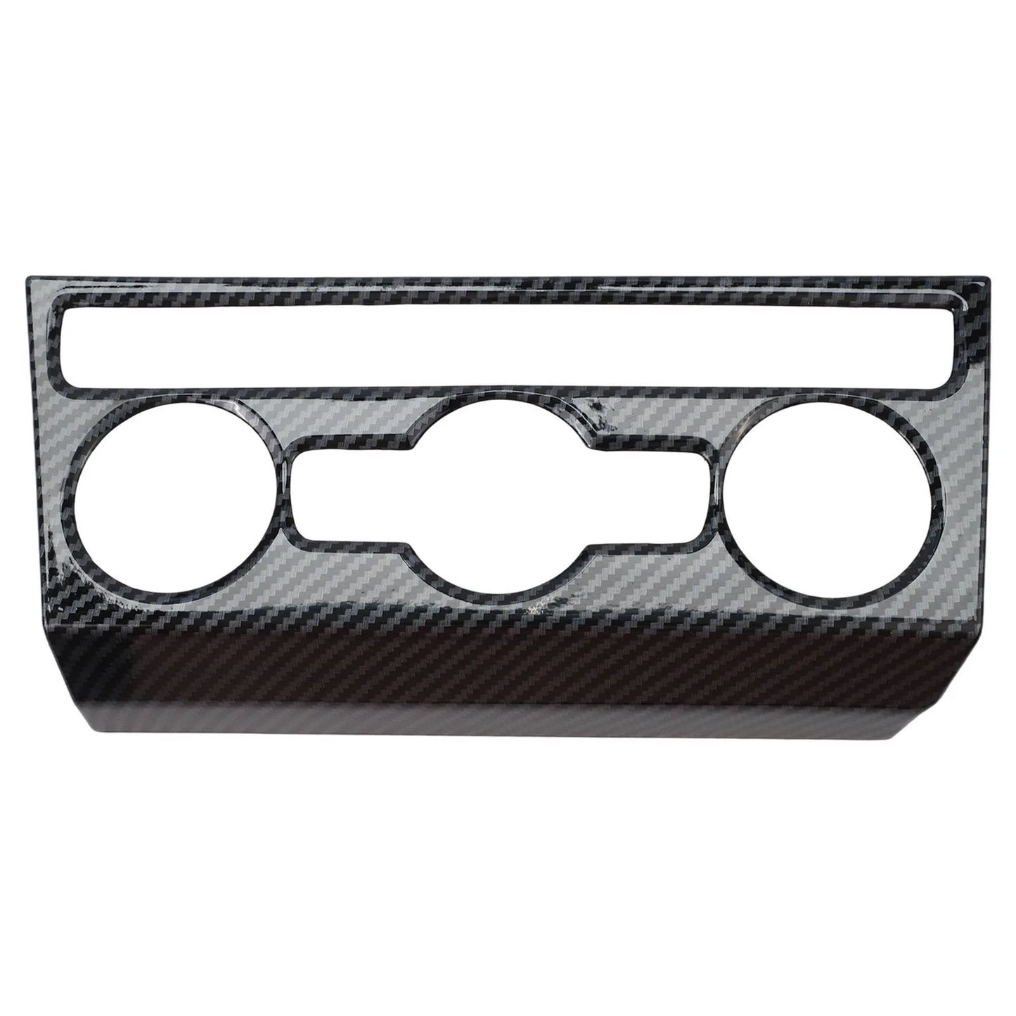 Air Conditioning Knob Trim Cover Black Carbon Fiber for T Roc (2018–2023)