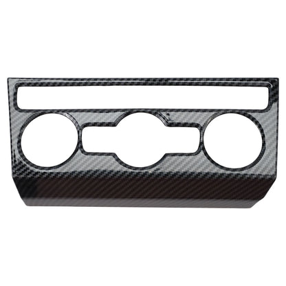 Air Conditioning Knob Trim Cover Black Carbon Fiber for T Roc (2018–2023)