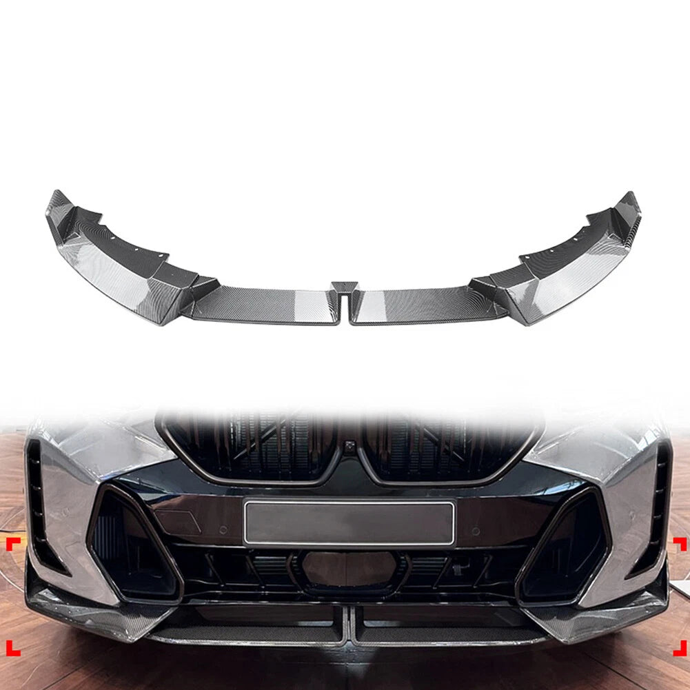 Front Bumper Spoiler Splitter Lip for BMW X6 G06 M Sport (2023-2024)