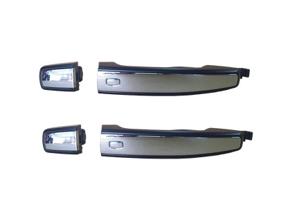 2 x Rear LH+RH Chrome Outer Door Handle RFID for Holden Cruze (2009–2016)